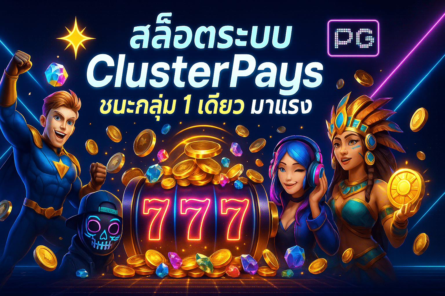 สล็อตระบบ ClusterPays ชนะกลุ่ม