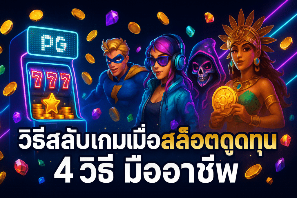 วิธีสลับเกมเมื่อสล็อตดูดทุน