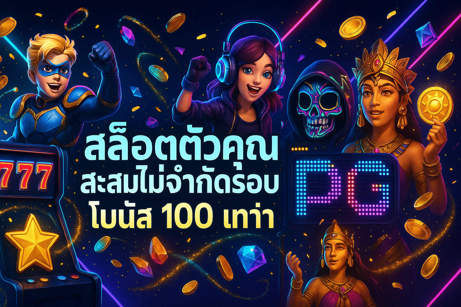สล็อตตัวคูณสะสมไม่จำกัดรอบ