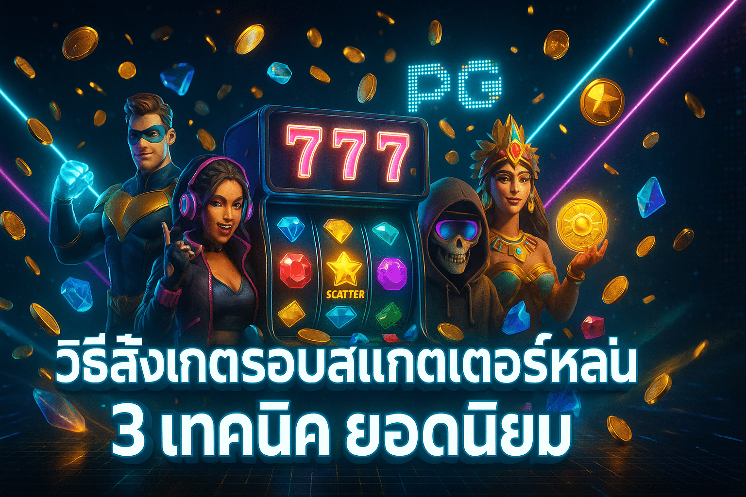 วิธีสังเกตรอบสแกตเตอร์หล่น