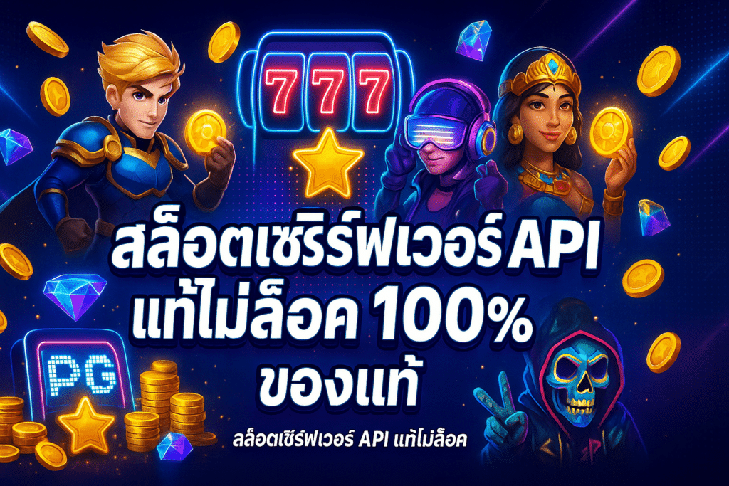 สล็อตเซิร์ฟเวอร์ API แท้ไม่ล็อค