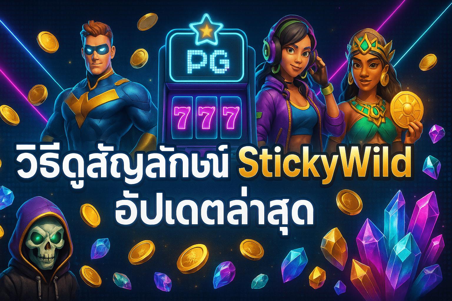 วิธีดูสัญลักษณ์ StickyWild