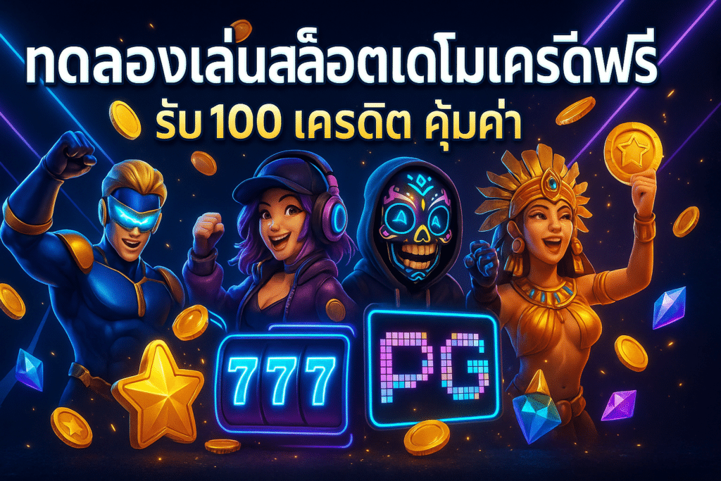 ทดลองเล่นสล็อตเดโมเครดิตฟรี